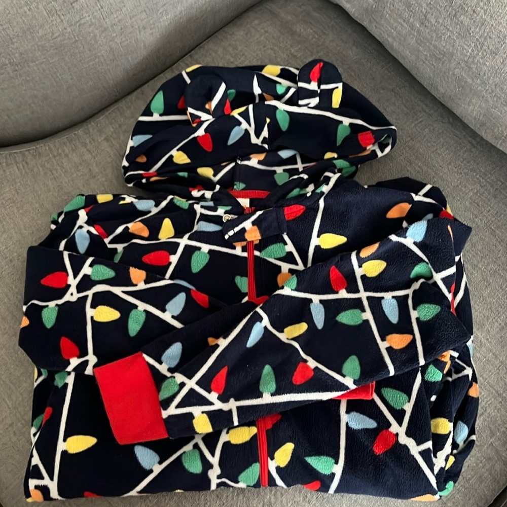 Boys Lights Gymboree Onesie PJs size L (10-12)